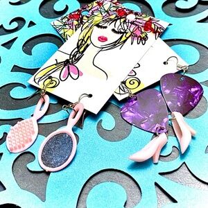 NWT Vintage Barbie Accessories Earrings